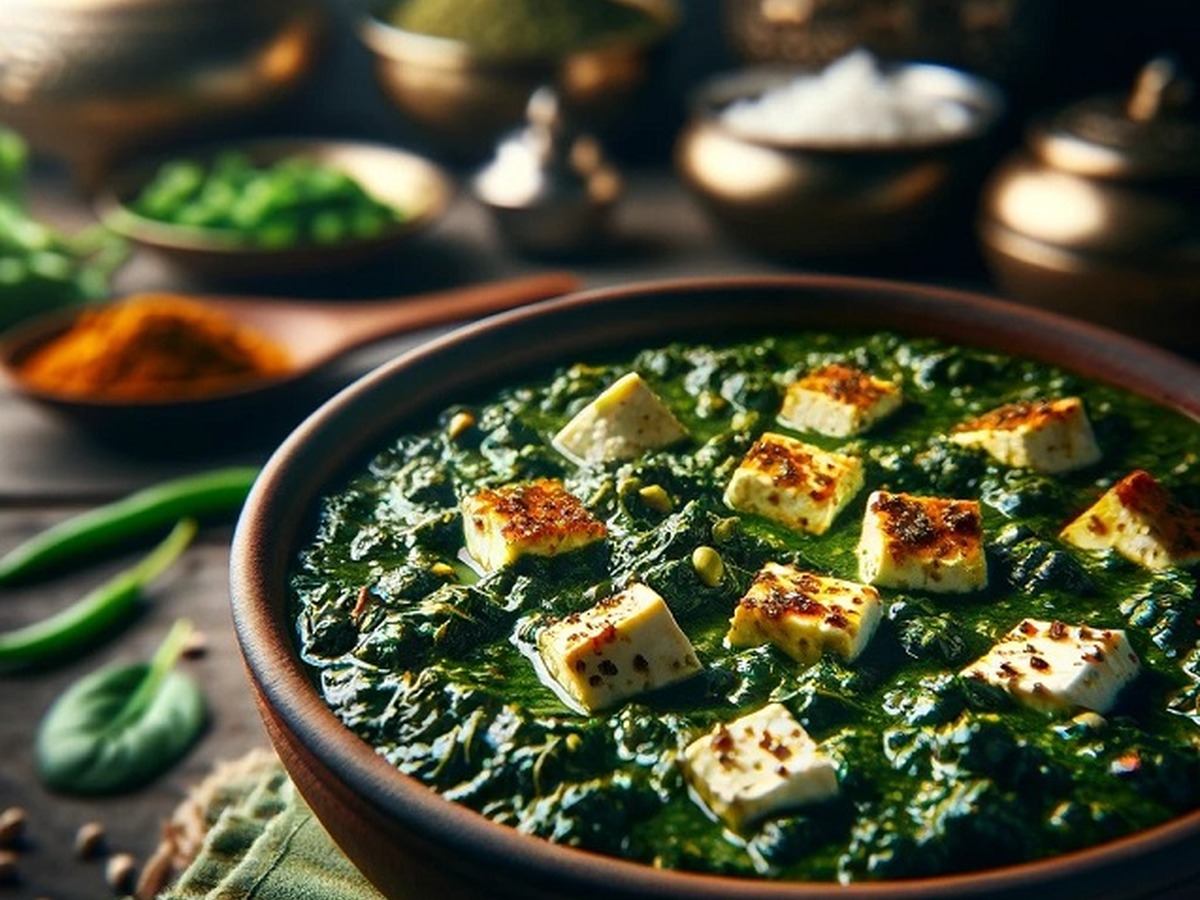 Improved North Indian Saag Paneer Recipe Improved North Indian Saag Paneer Recipe served and ready to enjoy