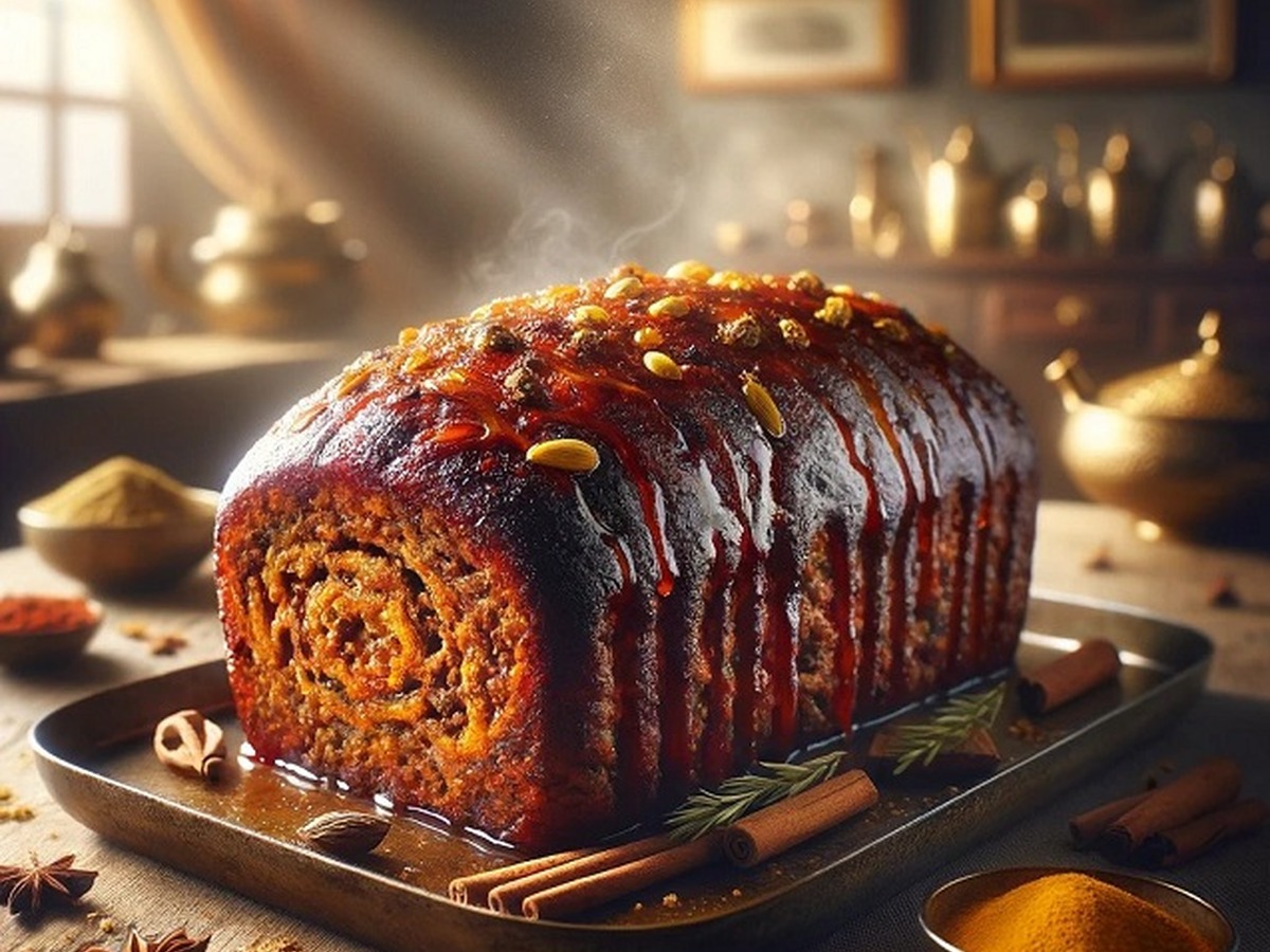 Indian-Style Sweet Meatloaf Unbelievable Indian Style Sweet Meatloaf Recipe served and ready to enjoy