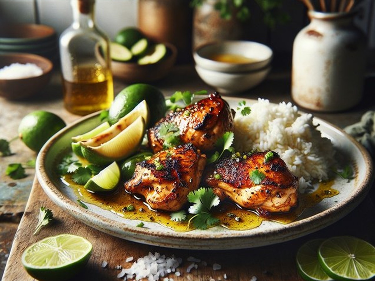 Guava Lime Chicken served and ready to enjoy