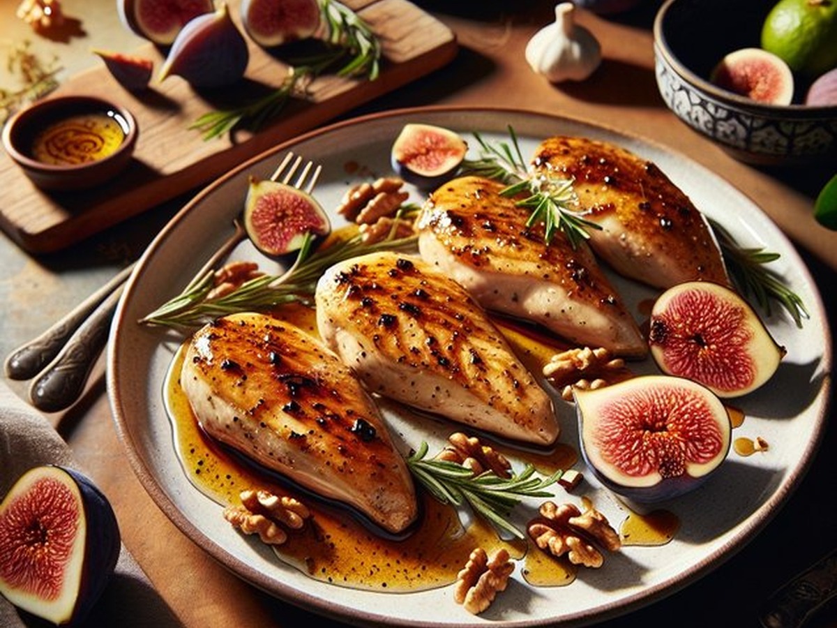 Fig and Rosemary Chicken Fig and Rosemary Chicken served and ready to enjoy